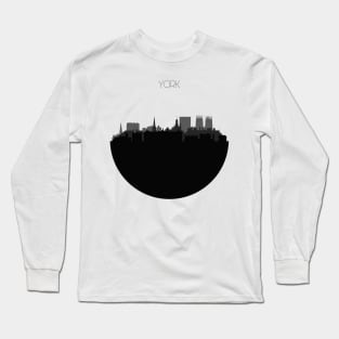 York City Skyline Long Sleeve T-Shirt